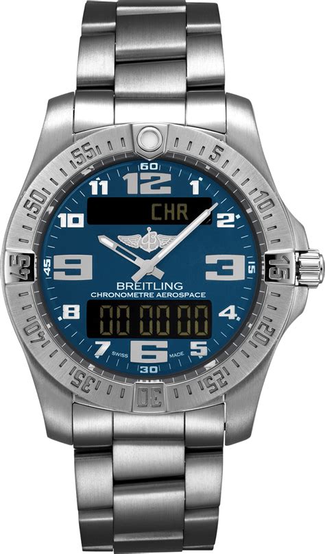 breitling evo titanium blue